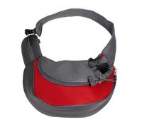 Bandolera para Perro Port por PERROPORTE PORTENDIENTE AIRNUCTOR DE Viaje Bolso Mesh Oxford Bolsa SINGLO Sling Comfort TOUP Tote(Red,L)