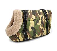 Bandolera para Perro Travel Dog Carrier Bag de Mascotas for Perros Gatos Mascota Bolsa Honda Suave Cachorro Gato Perro Bolsas Hombro Chihuahua Pug pequeño Bolso S/L(1 with Fur,S)