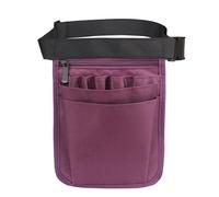 Bandolera Peluqueria Bolsa de cintura for herramientas, pinzas, impermeable, for reparación manual, nailon, kit, tijeras, bolsas almacenamiento universales for exteriores(Purple)