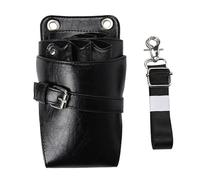 Bandolera Peluqueria Estuche de herramientas portátil for peluquería con diseño moda, for peinar el cabello, bolso cinturón for hombro, profesional for(Noir)