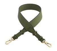 Bandolera Recambio Correa Asa Adjustable Cuero Imitación Mujer Hombro Cincha Cadena con Hebilla Metalica para Bolso Cartera Monedero Verde Oliva