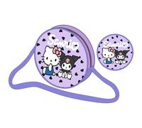 Bandolera redonda hello kitty & kuromi bolso infantil sanrio kawaii en