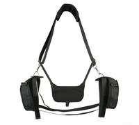 Bandolera sola correa de hombro Bluetooth altavoz funda protectora, correa de viaje negra para JBL Boombox3 antideslizante diseño impermeable