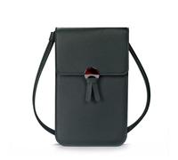 Bandoleras Camuflaje Moda Bandolera Mujer Bolso Transparente Bolso Bandolera para Teléfono Móvil con Función Táctil Ligero Bolso de Hombro para el Bolso Bandolera Diario, Verde oscuro., 20*12cm
