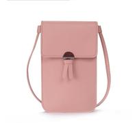 Bandoleras Camuflaje Moda Bandolera Mujer Bolso Transparente Bolso Bandolera para Teléfono Móvil con Función Táctil Ligero Bolso de Hombro para el Bolso Bandolera Diario, Rosa., 20*12cm