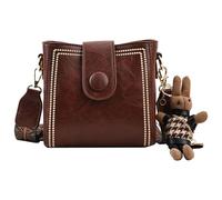 Bandoleras para mujer - Bolso de viaje de cuero PU | Bolso retro para mujer - Bolso elegante y casual para el trabajo, los viajes, las compras, café, Se référer au descriptif