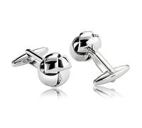 Banemi Juego de gemelos para hombre, camisas de gemelos para hombre, regalos de flores de acero inoxidable para maridos de esposa, 1,7 x 1,7 cm