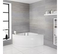 Bañera Angular Acrílica 120x120cm con Faldón