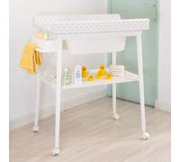 Bañera cambiador Smart B-2002 de Micuna Blanco-Estrellas Gris