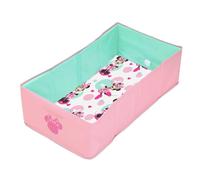 BAÑERA DE BEBÉ DISNEY BABY - MINNIE, Plegable - Portátil - Revestimiento impermeable - Fácil de limpiar - Fácil de vaciar