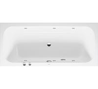 Bañera de hidromasaje Collection One de Duravit, versión empotrada, 2 inclinaciones hacia atrás, marco, juego de desagüe y rebosadero, sistema de chorro, 1800x800mm, 760614000JS1000