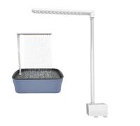 Bañera de loro - Bañera de ducha para pájaros - Ducha automática Abs con Built in Pump Head Posición ajustable con alimentación USB para pájaros alojados Accesorios de baño higiénico para cuidado de