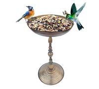 Bañera De Pájaros De Jardín - Ornamento De Lavado De Baño De Aves | Bañera De Comederos De Jardín, Ornamento De Baño De Pájaros, Bañera De Pájaros Pedestal, Animales Anclados Estatua Del Tazón De Agua