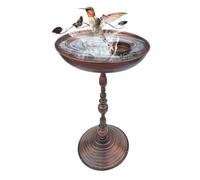 Bañera De Pájaros De Jardín - Ornamento De Lavado De Baño De Aves | Bañera De Comederos De Jardín, Ornamento De Baño De Pájaros, Bañera De Pájaros Pedestal, Animales Anclados Estatua Del Tazón De Agua