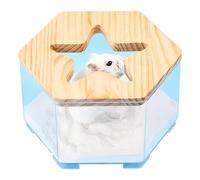 Bañera De Para Hámster Bañera Para Hámster Enano | Accesorios Reutilizables Transparentes Para Pequeños Animales: Baño, Excavación, Limpieza, Cuidado Del Polvo Y Nidos