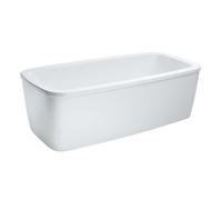 Bañera de pie sin bañera con delantal Palomba con base 1800x900x455 blanco, H2318000000001