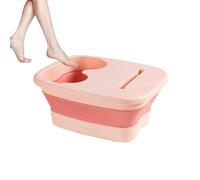 Bañera De Pie - Tina De Pies De Remojo, Bañera De Baño De Pies Ergonómico Plegable, Portátil Portátil Cubierta De Masaje De Fondo Para Atleta De Spa De Casas Después De La Recuperación De Entrenamient