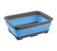 Bañera de pies, lavabo portátil plegable, cubo de remojo ligero, 14.57 x 10.63 x 4.65 pulgadas, adecuado para niños y adultos, viajes, camping, playas al aire libre, salón,