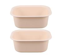 Bañera de Plástico para Cambiador de Bebés 2 Piezas Color Blanco Pp