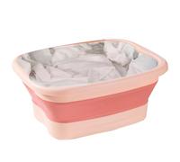 Bañera de remojo de pies, bandeja plegable de masaje de , escudo de lavabo de agua con agarres inferiores texturizados, del estrés portátil que ahorra espacio, ideal para saneamiento de