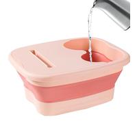 Bañera de remojo de pies, lavabo masajeador de pies plegable, bañera de spa portátil y bañera de hidromasaje, tina de enjuague de pies para mujeres, hombres, niños, personas mayores, conveniente
