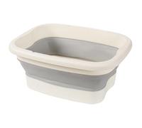 Bañera de remojo para pies, santuario de suelas, lavabo de 1 pieza para hidroterapia, base de masaje texturizada con marco reforzado, equipo de bienestar, tina de enjuague portátil para el hogar, spa