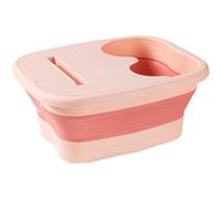 Bañera de remojo para pies, santuario de suelas, lavabo de 1 pieza para hidroterapia, base de masaje texturizada con marco reforzado, equipo de bienestar, tina de enjuague portátil para el hogar, spa