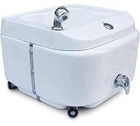 Bañera de Spa para pies con ruedas, baño de pies, pedicura, bañera de Spa, silla de pedicura acrílica, fregadero para champú, fregadero, Spa, ducha de pies, salón de lavado