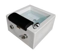 Bañera de Spa portátil para pies, baño de pies, pedicura, bañera de Spa, silla de pedicura acrílica, lavabo para champú, fregadero, Spa, ducha de pies, salón de lavado