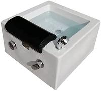 Bañera de Spa portátil para pies, baño de pies, pedicura, bañera de Spa, silla de pedicura acrílica, lavabo para champú, fregadero, Spa, ducha de pies, salón de lavado