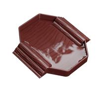 Bañera de tortugas semiacuosas y de reptiles para tortugas jóvenes, combinación de agua y comida, decoración de terrario, con zonas acuáticas, ideal para mantener y alimentar