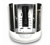 Bañera Ducha hidromasaje spa Bañera de esquina Terapia luz de colores Modelo MONTECARLO 150 x 150 cm