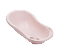 Bañera Ergonómica con Tapón, de 0 a 12 Meses, 84 cm, Rosa nórdico