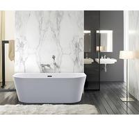 Bañera exenta - 245L - 170 x 75 x 58 cm - blanco - Acrílico - DIVINA