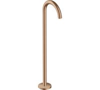 Bañera hansgrohe AXOR Uno, de pie, curva, saliente 226mm, 38412310, Color: Oro rojo cepillado