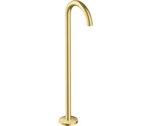 Bañera hansgrohe AXOR Uno, de pie, curva, saliente 226mm, 38412950, Color: Latón cepillado