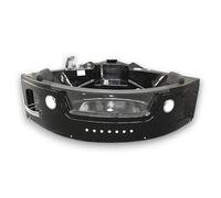 Bañera hidromasaje Jakuzzi spa Negra Piscina MAJESTIC Bañera de esquina Terapia luz de colores Jakuzzi para 2 nueva 140 x 140