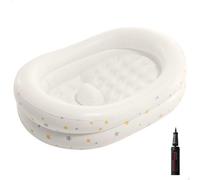 Bañera hinchable bebé 66x89x25 cm con hinchador