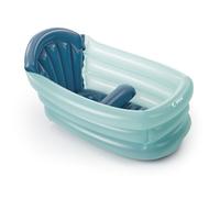 Jané Bañera Hinchable 3 Posiciones, 30 Litros, Apto desde el Nacimiento, Posiciones Evolutivas, con Separador y Reposacabezas, Azul