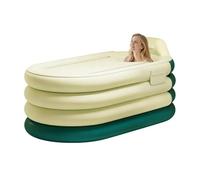 Bañera Hinchable para Ducha,Cubo Portátil para Lavar el Cuerpo con Bomba de Pie | Ducha Hinchable Portátil | Para Relajación en Spa, Recuperación en Casa, Hotel, Apartamento, Atletas, Hombres