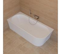 Bañera Ilot Cosmic 180 izquierda blanca 180 x80 x58 cm, by SPALINA