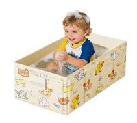 Bañera Infantil Plegable | Tapón de Desagüe Plegable y Antifugas | Recipiente de baño infantil,para Ducha, Viajes, Balcón, Interior y Exterior, Uso en RV