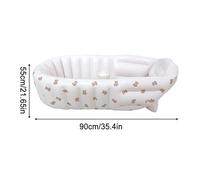 Bañera inflable bebé portátil | Bañera plegable de infantil con bomba de aire | Mini piscina de viajes Diseño sin deslizamiento | Silla de baño recién nacido plegable |para el niño