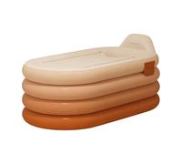 Bañera inflable, cubo de lavado corporal con bomba de pie, bañera inflable para ducha, para el hogar, hotel, apartamento, atletas, hombres, mujeres, spa, recuperación relajante