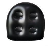 Bañera inflable de hidroterapia con características impermeables y antideslizantes que ofrecen un asiento estable y cómodo para spa y uso doméstico (negro)