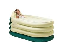 Bañera Inflable Incluye Bomba de Pie para Lavado Corporal Completo