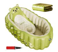 Bañera Inflable Para Bebé | Bañera Inflable De Viaje Para Bebés Y Niños Pequeños | Piscina Plegable Para Niños Bebés Baño Casa Viajes Camping Playa Vacaciones