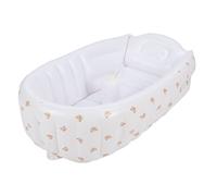 Bañera inflable para bebés, bañera portátil para niños pequeños con asiento de baby baby shower plegable de bomba de aire incorporada con patrón de dibujos animados para uso en el (Escribe) (Tipo B)