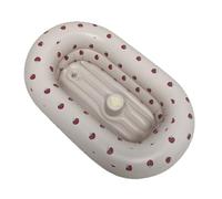 Bañera inflable portátil para bebés con inflado rápido, seguro, cómodo, base antideslizante, plegable para ayuda de baño inflable diaria