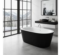 Bañera Maggiore II bañera de hidromasaje negro baño bañera equipamiento de ba...